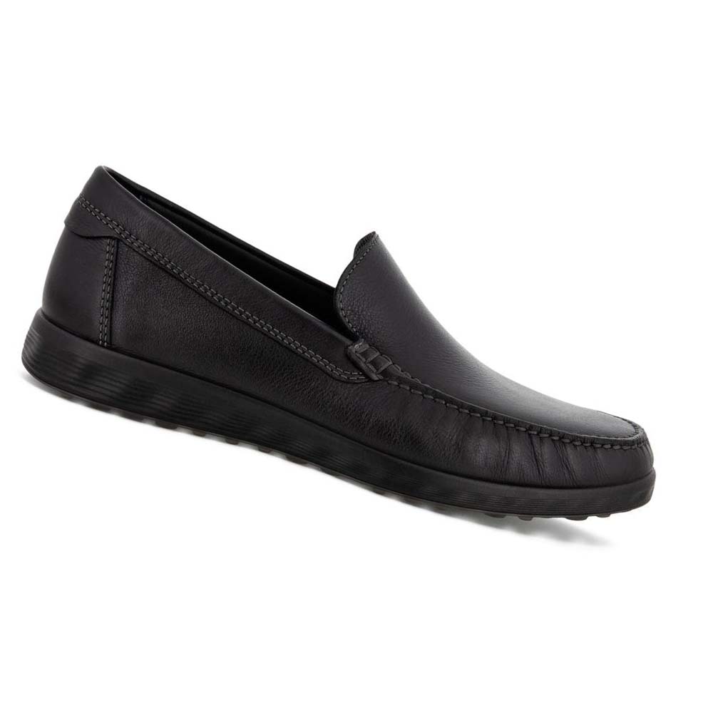 Ecco S Lite Moc Classic Mokkasiner Herre Svarte | NO 581RVD
